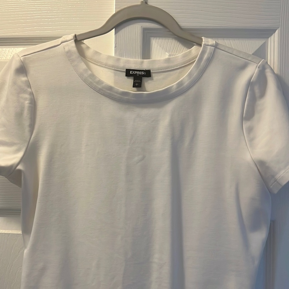 Express white body shirt